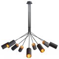 Homeroots 51 x 59 x 59 in. Explosion Ceiling Lamp, Black 391885